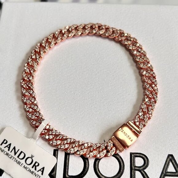 Pandora timeless bracelet 7.9in Rose Gold - Picture 5 of 5